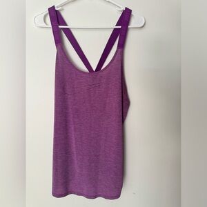 Nike Purple Criss Cross Tank